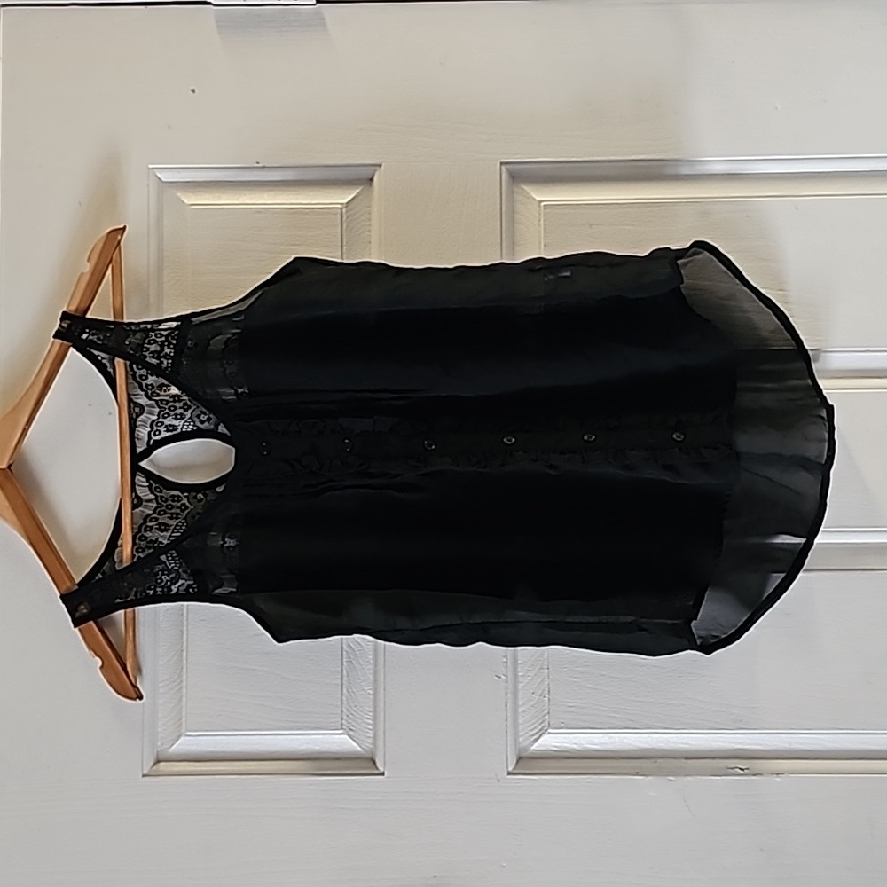Chocolate USA Back Keyhole Tank Size L